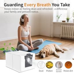 PromoHome 10 stofzuigerzakken Geschikt voor Dreame L10s Ultra Gen 2, L10s Pro Ultra Heat, X30 / X40 / X50 / Matrix10 Ultra, Aqua10 Ultra, X40/X50 Master, Mova E30 / V50 / E40 / Z50 — thumbnail 5