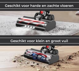 Zedar Turbo borstel - geschikt voor de Zedar S600 en S600+ en Dyson V7, V8, V10, V11 en V15 steelstofzuiger — thumbnail 2