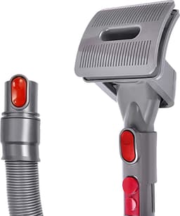 ZENC® Haarborstel met Slang Geschikt voor Dyson V15, V11, V10, V8 & V7 Steelstofzuiger - Mondstuk - Zuigmond - Stofzuigeraccessoires - Grijs — thumbnail 1