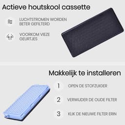 BukkitBow - Hepa Filters voor Miele Classic Compact C1/C2/C3 - Vervang Filter - Set van 2 Stuks — thumbnail 3