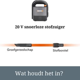 Auto Stofzuiger - Autostofzuiger - 20 V - zwart — thumbnail 2