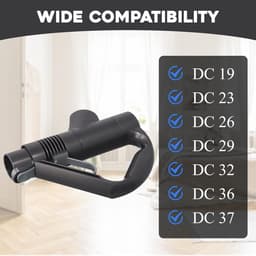 Pistoolgreep - Handgreep geschikt voor Dyson DC19 / DC23 / DC26 / DC29 / DC32 / DC36 / DC37 - Handgreep Accessoires - Compatibel met originele modellen - Grijs — thumbnail 4