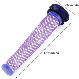 BukkitBow - HEPA Pre- & Post-Filter Geschikt voor Dyson V7 & V8 - Vervangingsset voor Dyson 96747801 - Met Reinigingsborsteltje — thumbnail 2