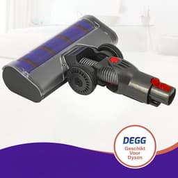DEGG® - 2-Delige Steelstofzuiger set - Geschikt voor Dyson V10, V11, V15, V7 en V8 - Zuigmond + Zuigbuis (blauw) - Premium Kwaliteit — thumbnail 3