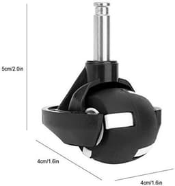 Dailygoods- Universeel vervangingswiel - Geschikt voor Deebot N79/N79S - Duurzaam ABS - Eenvoudig te monteren - 2 stuks - Lange levensduur - Wiel voor veegrobot — thumbnail 2