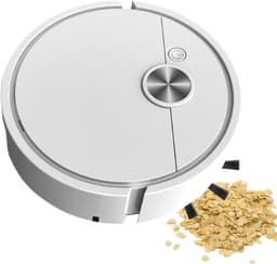 Bureaustofzuiger Robot - Kruimelzuiger Desktop - Bureau Schoonhouden - Slimme Navigatie - 27.5 cm Lengte - Wit — thumbnail 1