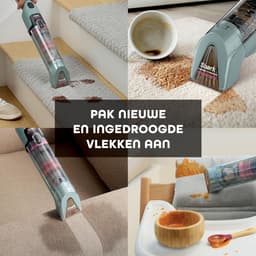 Vlekkenreiniger Draadloos – Draagbare Tapijtreiniger – Voor Tapijt, Bekleding, Trappen en Auto – 0,14L — thumbnail 2