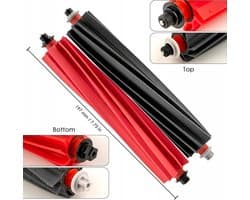 AreoSe - Rolborstelset voor RoboRock S8 MaxV Ultra S8 Max Ultra - 2 stuks