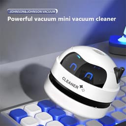 Draagbare Mini USB Oplaadbare Stofzuiger voor Bureau en Tafel — thumbnail 2