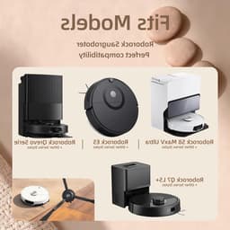 Zijborstels geschikt voor robotstofzuigers, nylon zijborstels voor optimale reiniging, vervangende borstels voor S8 MaxV Ultra, Q8 Max en S7 MaxV Ultra — thumbnail 4