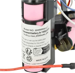 Stofzuigeraccu - Wisselbatterij - Apparaat Gebruiken - Oplaadbaar - 144 Volt - Zwart — thumbnail 2