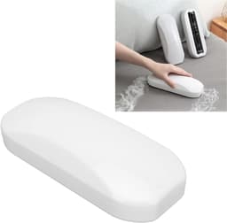 Tafelkruimelveger - Kruimelreiniger Bureau - Tafel Snel Schoonmaken - Ingebouwde Afvalopslag - 19.8 cm - Wit — thumbnail 1