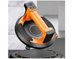 Elektrische Zuignap - Vacuümheffer Zuigglas - Materiaal Verplaatsen - 20cm Vergrote Zuigmond - 200 kg Zuigkracht - Zwart Oranje