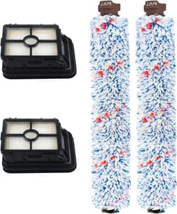 Set van 4 Vervangende Multi-Surface Borstelrolfilters voor Bissell CrossWave Stofzuigers, Geschikt voor Nat en Droog Gebruik — thumbnail 1