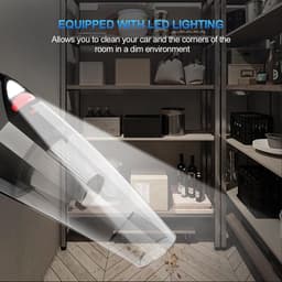 Draadloze Handstofzuiger 8500Pa – 120W Oplaadbaar – Auto & Huis Stofzuiger – Met LED-Licht & 2 HEPA-Filters — thumbnail 4