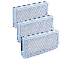 3 stucks Filter voor Miele [Compact C1 & C2 - Complete C2 & C3 - S8340] - Vervangfilters Compatibel met Miele stofzuigers S4000 - S5000 -S6000