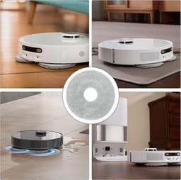 4 stuks Dweilpads - Dweilpads reserveonderdelen - Moppadvervanger Geschikt voor Dreame L10 Ultra/ L10S Pro/ L10S Ultra/ L10S Pro Ultra Heat/ L10 Prime/ L20 L30 L40 L50 Ultra/ X30 X40 X50 Ultra/Mova E30 V50 Ultra P10 P50 Pro Ultra Robot Stofzuiger — thumbnail 4