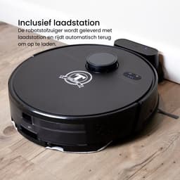 TONIHOMI® M30 + Q8 Robotstofzuiger Combi Deal – Met Dweilfunctie – LDS Laser Navigatie – Automatisch Legen – App Bediening – Laadstation – Huisdieren – Zwart — thumbnail 3