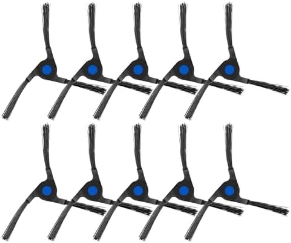 (10 Stuks) X2 Omni Zijborstels Vervangende Onderdelen Compatibel Met ECOVACS DEEBOT X2 Omni / X2 Pro / X2, Robotachtige Vacuümvervangende Zijborstel Accessoire Kit — afbeelding 1