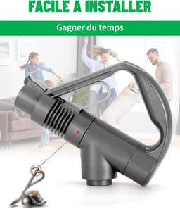 Vervangende handgreep geschikt voor Dyson DC29 DC33C DC37 DC52 DC19 DC23 DC26 DC32 DC36 DC48 reserveonderdelen handgreep — thumbnail 4