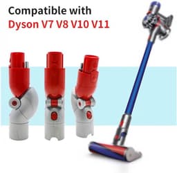 2 Stuks Vervangende Adapter - Geschikt Voor Dyson V7 V8 V10 V11 V15 Stofzuigeraccessoires - Adapter - Hoek Opzetstuk - Geschiktvoor Het Reinigen Van Vloeren En Hoeken - 1 Bovenste Adapter, 1 Onderste Adapter — thumbnail 5