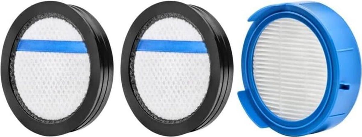Geschikt voor AEG ASKW4 Performance Kit (filterset voor 1 jaar, 2 motorvoorfilters, 1 hygiënefilter, wasbaar, regelmatige filtervervanging, verbeterde zuigkracht, compatibel met AEG 8000 draadloze stofzuiger, zwart) — afbeelding 1