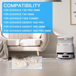 Cosensi - Reservehouder en dweilplaten voor Robotstofzuigers - Vloerreiniging - Ecovacs Deebot T30 Pro Omni/T30 Omni/T30S/T30S Combo - Reserveonderdelen — thumbnail 4