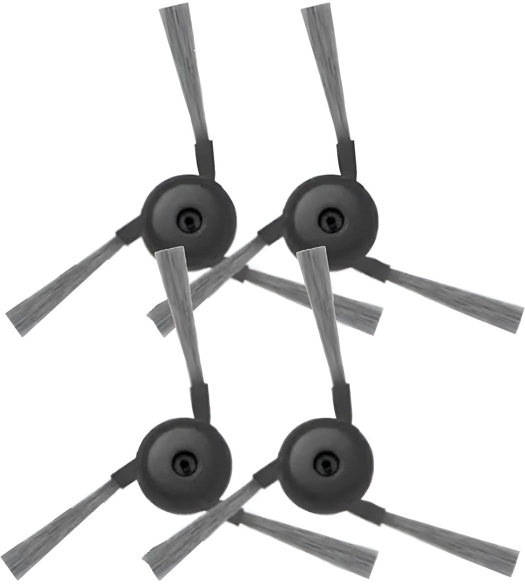 4x Zijborstel set geschikt voor Dreame D20 Pro Plus / X50 / X40 Ultra / X40 Master / L50 Pro Ultra / L50 Ultra / L40 / X50 Ultra (Complete) - sidebrush — afbeelding 1