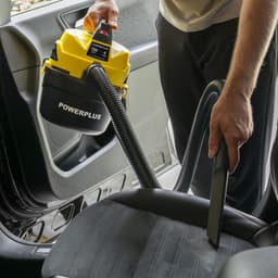 Powerplus elektrische stofzuiger nat-droog POWX318 - 750W stofzuiger werkruimte, huis, tuin, auto - 4l tank - met 2 acc. — thumbnail 2
