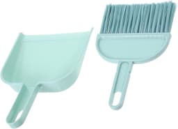 Mini Bezem en Stoffer Set - Kleine Schoonmaakset - Kleine Ruimtes Schoonmaken - Compact en Draagbaar — thumbnail 1