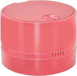 Mini Stofzuiger - Bureau Reiniger - Desktop Schoonmaken - Hoge Zuigkracht - 9 x 7.8 cm - Roze — thumbnail 1