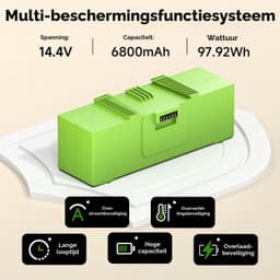 vervangende batterij voor Roomba J7/I7+, J8/I8+, J9/J9+ Plus, voor Roomba I7/J7+, I8/I8+, I4/I4+, I3/I3+, E5/E6 i7150, i7156,i7550, i7556, i7558, J7550 j7, J755020 accu — thumbnail 3