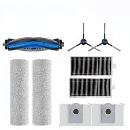 9-delige -1 rolborstel, 2 borstelrollen, 2 zijborstels, 2 stofzakken, 2 HEPA-filters - Voor ECOVACS DEEBOT X8 Pro Omni/ X8 Omni robotstofzuiger — thumbnail 1