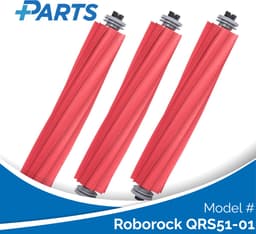 Roborock QRS51-01 Borstels (3 Stuks, Plus.Parts® alternatief voor 8.02.0079) — thumbnail 1