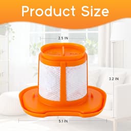 Set van 6 accessoires geschikt voor BLACK+DECKER handstofzuigers, inclusief filters en cartridges. — thumbnail 3