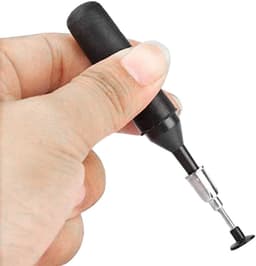 Vacuüm Zuigpen - Componenten Pen - Elektronica Reparatie - Vier Verwisselbare Tips - Lichtgewicht Ontwerp - Zwart — thumbnail 2