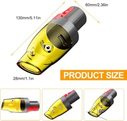 Vacuümszak Adapter Zuigerkop - Geschikt voor Dyson V7 V8 V10 V11 V12 V15 Slim Stofzuigers, Aspireert lucht uit zakken — thumbnail 2