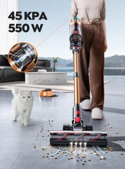 RFWR® Draadloze Stofzuiger 550W – Krachtige en Stil Met Lange Batterijduur – Perfect Voor Alle Oppervlakken — thumbnail 2