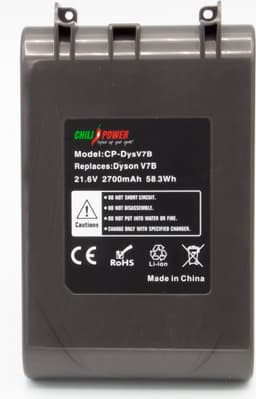 ChiliPower Accu voor o.a. Dyson V7, Dyson V7 Fluffy, SV11 Animal - 2700mAh — thumbnail 4