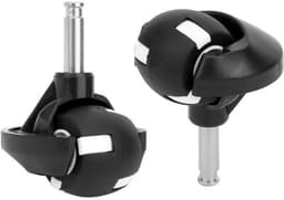 Dailygoods- Universeel vervangingswiel - Geschikt voor Deebot N79/N79S - Duurzaam ABS - Eenvoudig te monteren - 2 stuks - Lange levensduur - Wiel voor veegrobot — thumbnail 3