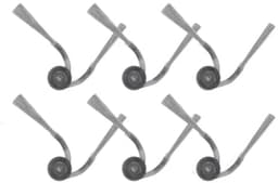 6 Stuks Zijborstels voor Roborock Saros 10 Robotstofzuiger — thumbnail 5