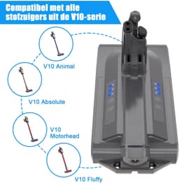 Vervangende Batterij voor Dyson V10 Vacuum Cleaner — thumbnail 3