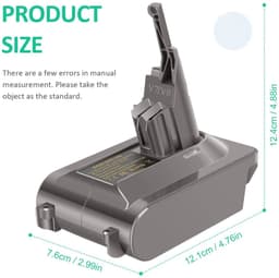 Accu-adapter voor Dyson V7 en V8, Vervangingsoplossing voor Bosch Batterijen — thumbnail 2