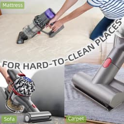 Mini gemotoriseerde borstelkop - Geschikt voor Dyson V7 V8 V10 V11 V15 — thumbnail 5