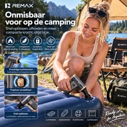 CL CHLIN REMAX 3-in-1 Air Duster & Turbo Fan – Draadloze Luchtblazer, Handstofzuiger en Luchtpomp – 180.000 RPM – 8000 mAh – 100W — thumbnail 2