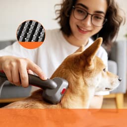 Zelfreinigende Honden- en Kattenborstel - 2-in-1 Trimborstel — thumbnail 3