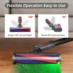Zachte Roller Borstel met LED Verlichting voor Stofzuiger V7 t/m V15 — thumbnail 5