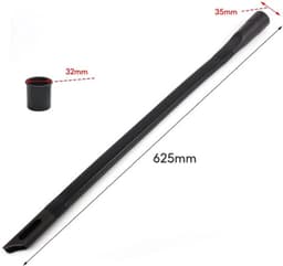 Lange verlengstuk voor platte zuigmond, accessoires, flexibele kierenzuigmond, lange flexibele kierenzuigmond voor alle stofzuigers met 35/32 mm aansluiting voor reiniging onder meubels — thumbnail 5