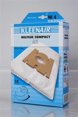 Kleenair Microvezel stofzuigerzakken - scheurbestendig - vochtbestendig - 5 stuks + 1 filter — thumbnail 1