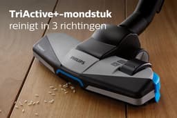 Philips Stofzuiger zonder Zak FC9556/09 - Alle Vloertypen - Sterke Zuigkracht - Met H13 Allergiefilter - 3 Extra Mondstukken - Blauw — thumbnail 4